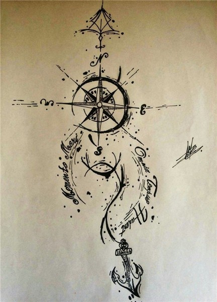 Bildergebnis für compass sketch tattoo designs - Tattoo Must