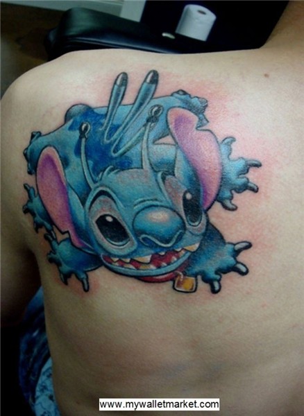 Bio Mechanic Tattoo Disney Stitch Tattoo Colorful