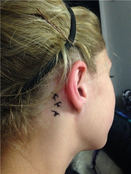 Birds Behind The Ear Tattoo * Half Sleeve Tattoo Site