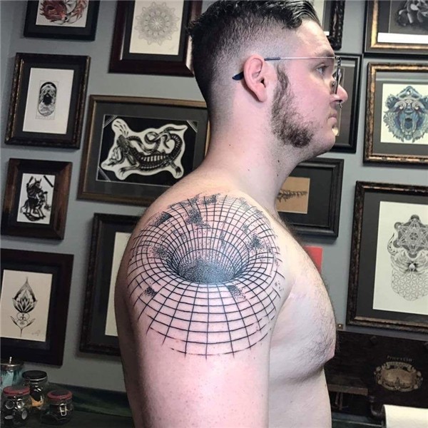 Black Hole by Justin Egan Sin in Skin Ink Bartonville IL 3d
