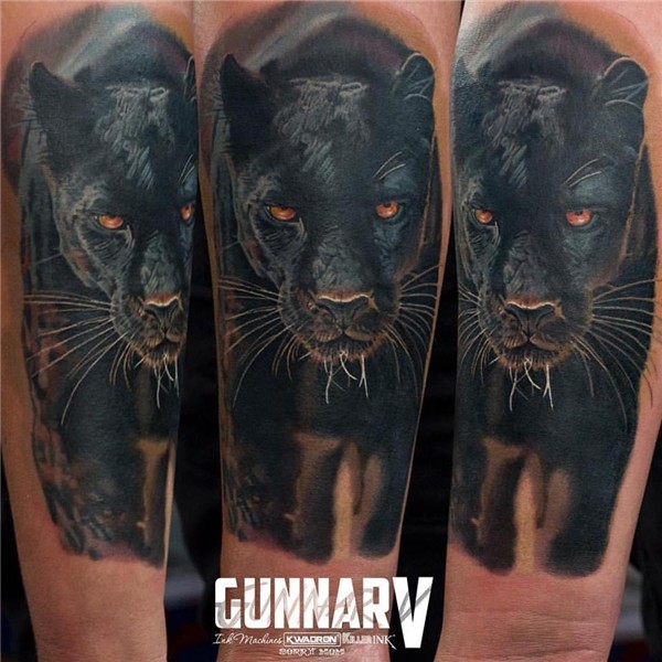 Black Panther Tattoo On Forearm * Arm Tattoo Sites