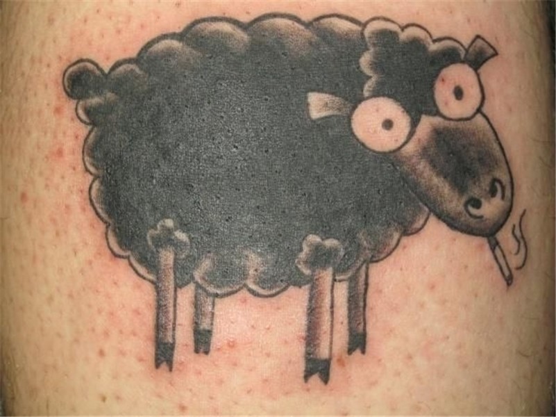 Black Sheep Tattoo Black sheep tattoo, Sheep tattoo, Tattoos