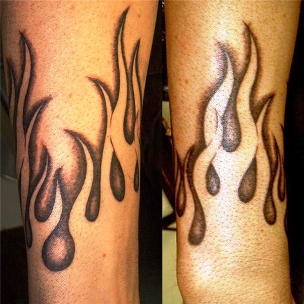 Black and White Flame Tattoos Flame tattoos, Tattoos, Finger