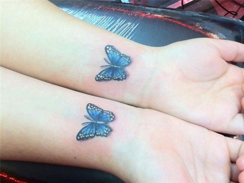 Blue Butterfly Tattoo On Arm * Arm Tattoo Sites