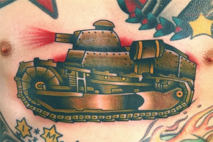 Brad Military Tattoo