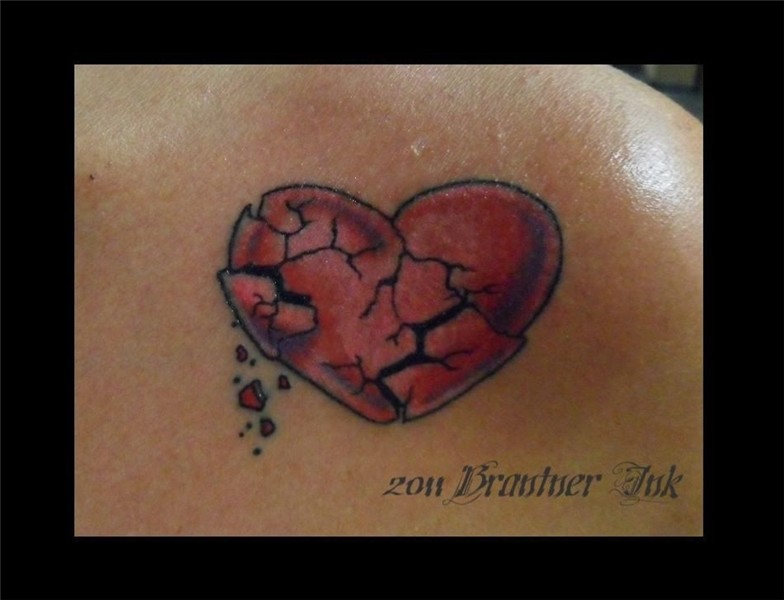 Broken Heart Tattoo Broken heart tattoo, Broken heart tattoo