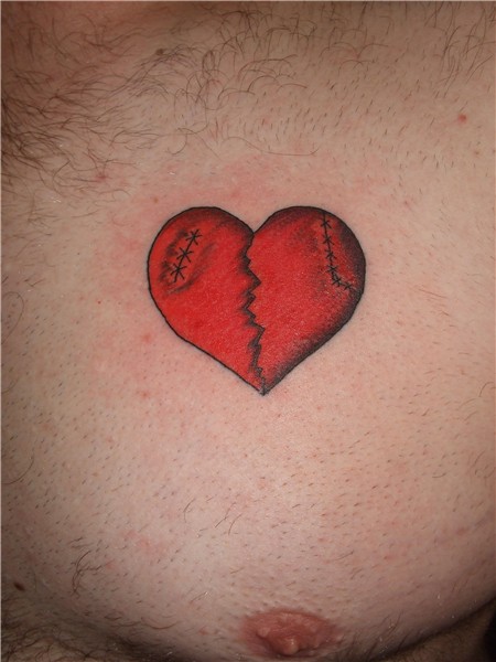 Broken Heart Tattoo For Men - Tattoos Trends Gallery Broken