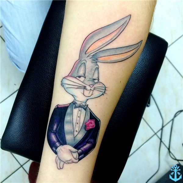 Bugs Bunny Tattoo / Rabbit Tattoo / full color tattoo / loon