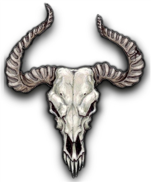 Bulls skull tattoo sample - Tattoos Book - 65.000 Tattoos De