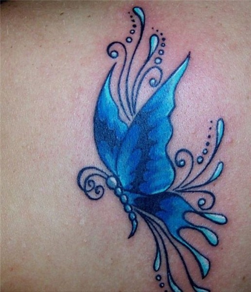 Butterfly Blue butterfly tattoo, Butterfly tattoo designs, C