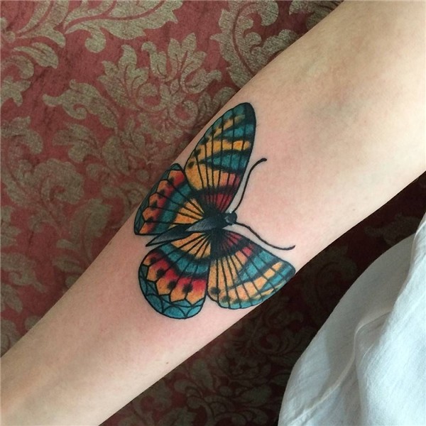 Butterfly Tattoo Butterfly tattoos for women, Colorful butte