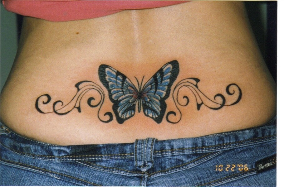 Butterfly Tattoos On Waist * Arm Tattoo Sites