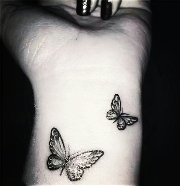 Butterfly tattoo uploaded by Johanna Nilsson on We Heart It