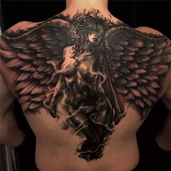 By Carl Grace Tattoos I've done and tattoos I like Dark ange