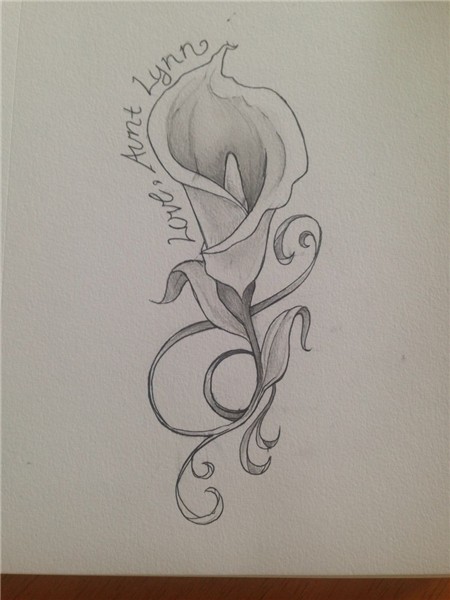 Calla Lilly Tattoo Concept 1 Calla lily tattoos, Lily tattoo