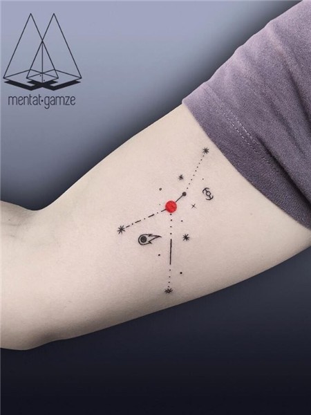 Cancer Constellation Tattoo - InkStyleMag Cancer constellati