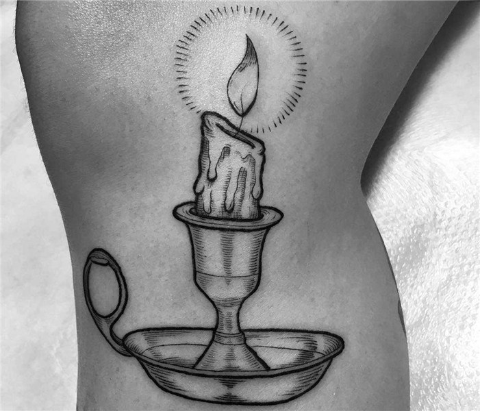 Candle tattoos, collection of designs and meaning Tattooing
