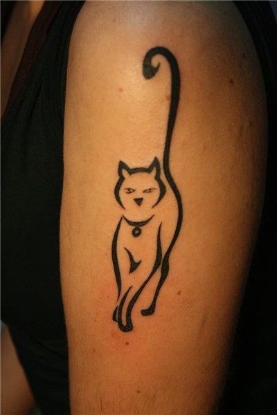 Cat tatoo Black cat tattoos, Cat tattoo small, Cute cat tatt