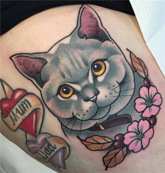 Cat tattoo. Cat tattoo designs, Cat tattoo simple, Cat tatto
