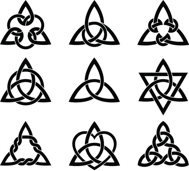 Celtic Triangle Knots Celtic tattoo for women, Celtic knot t