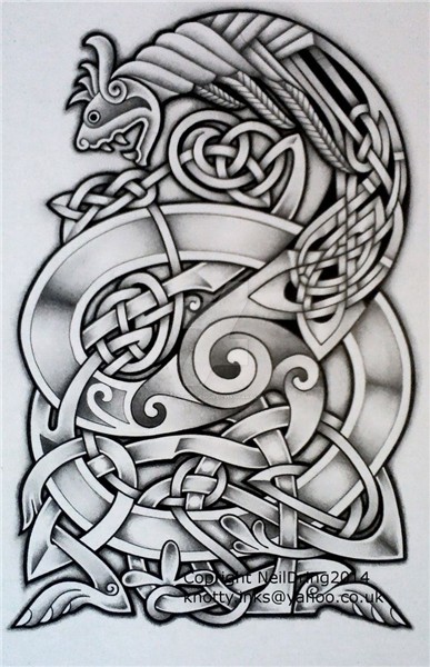 Celticbeast(2) Celtic dragon tattoos, Celtic sleeve tattoos,