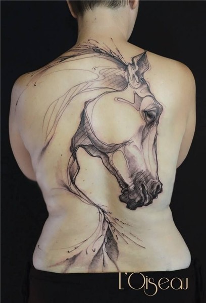 Centraal Tattoo's Horse tattoo, Tattoos, Back tattoo