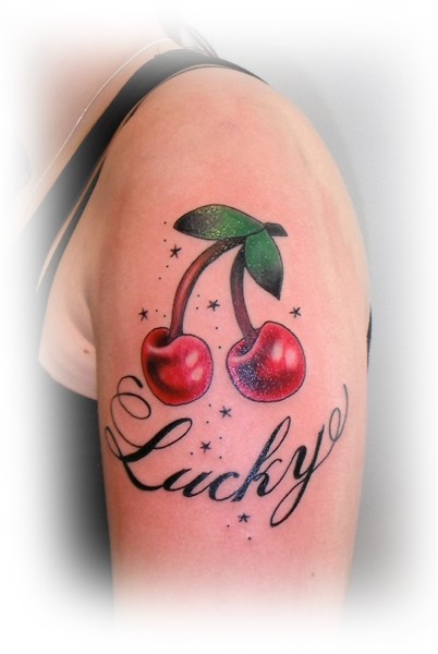 Cherry Tattoo Designs, Old school Tattoos makesmeunique