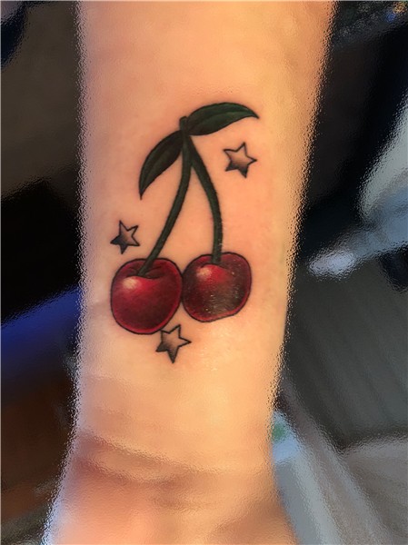 Cherry tattoo 💉 🍒 Tattoos Cherry tattoos, Tattoos, Fish tatt