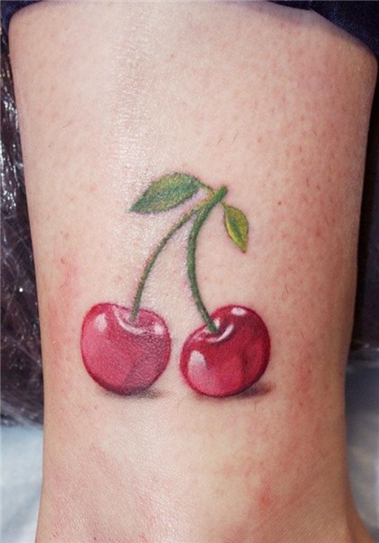 Cherry tattoos: 40 photos, meaning and the best sketches