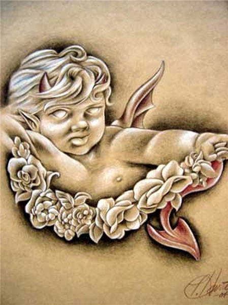 Cherub art tattoo - Tattoos Book - 65.000 Tattoos Designs