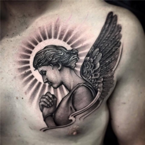 Chest Angel Tattoo * Arm Tattoo Sites