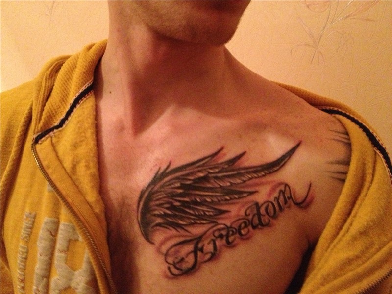 Chest tattoo..Freedom & Wing - Tattoo.com