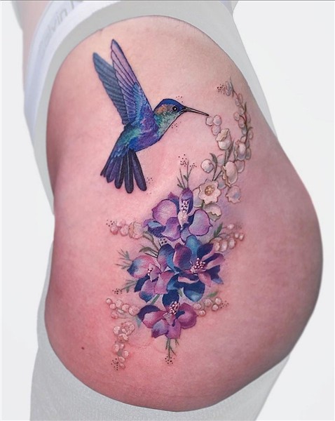 Chronic Ink Tattoos on Twitter Hummingbird tattoo watercolor