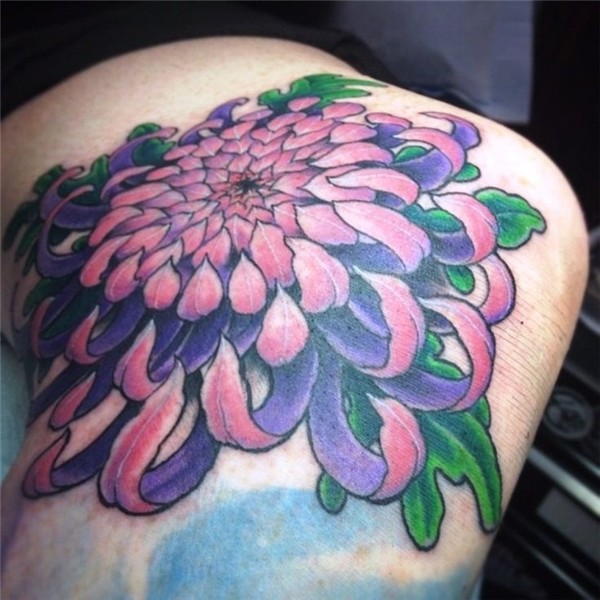 Chrysanthemum Tattoo Color Meaning Chrysanthemum tattoo, Tat