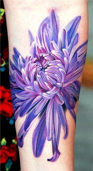 Chrysanthemum Tattoos - TattooFan Chrysanthemum tattoo, Purp