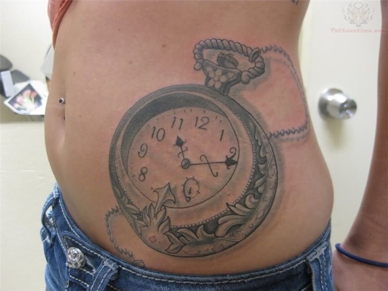 Clock Tattoo Images & Designs