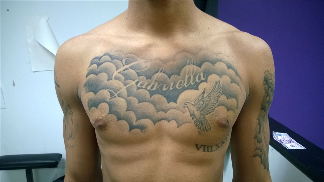 Cloud Chest Tattoo Designs * Arm Tattoo Sites