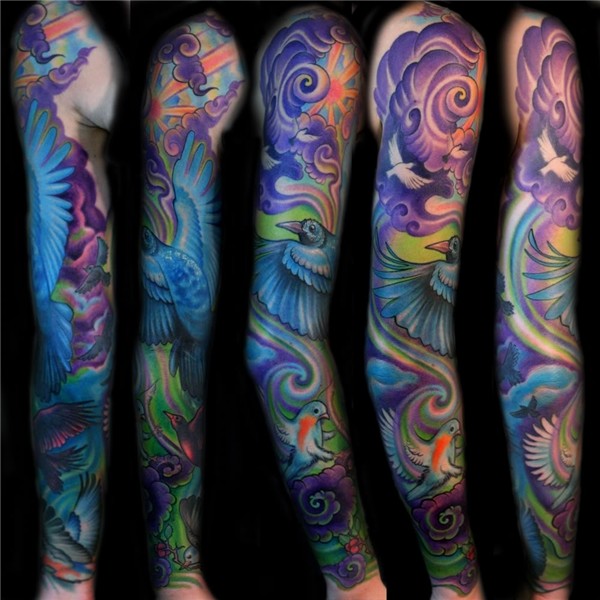 Colored Arm Sleeve Tattoo Designs * Arm Tattoo Sites
