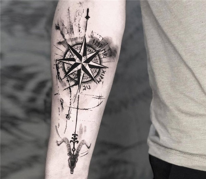 Compass tattoo by Thomas Acid Photo 29497