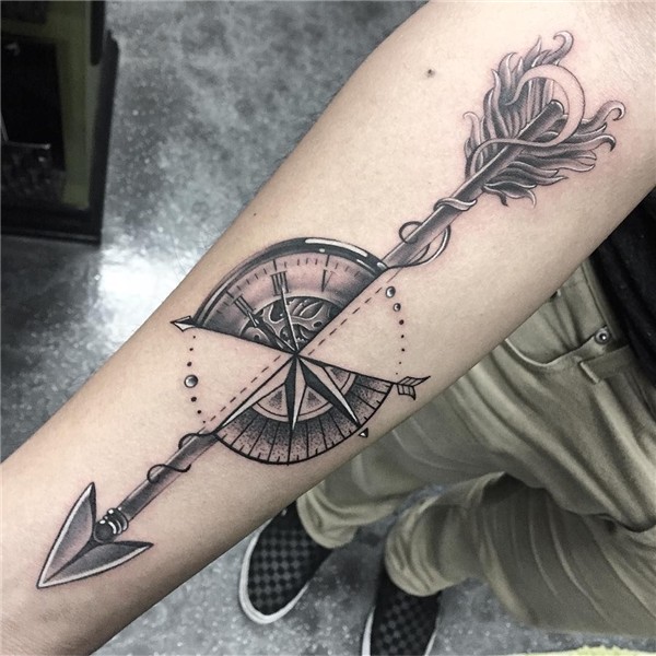 Compass tattoo design, Compass tattoo, Tattoos for lovers