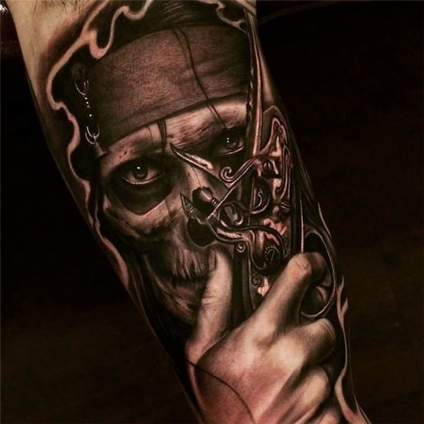 Cool ink Pirate tattoo, Pirate skull tattoos, Pirate tattoo