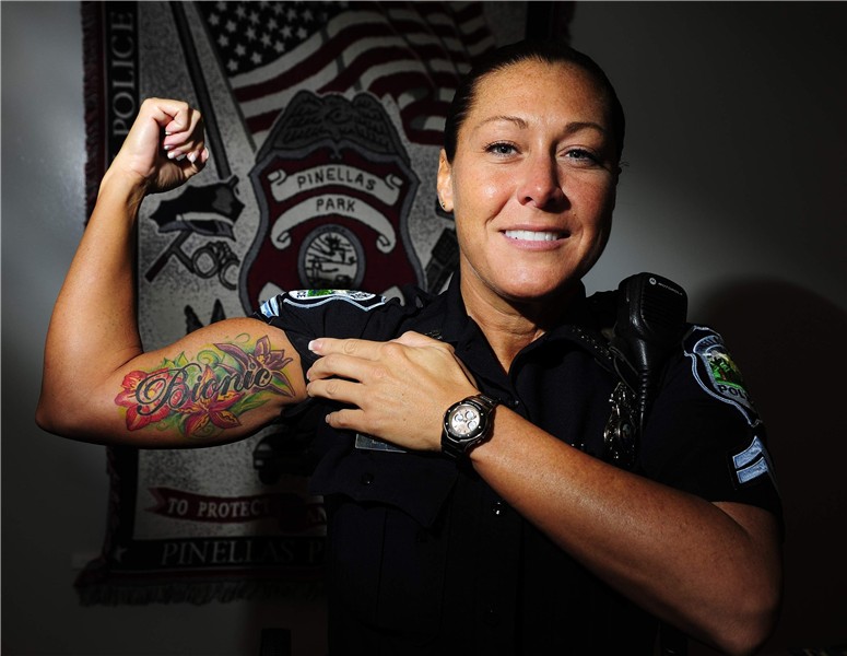Cops and Tats: Socially Acceptable Ink Police tattoo, Female