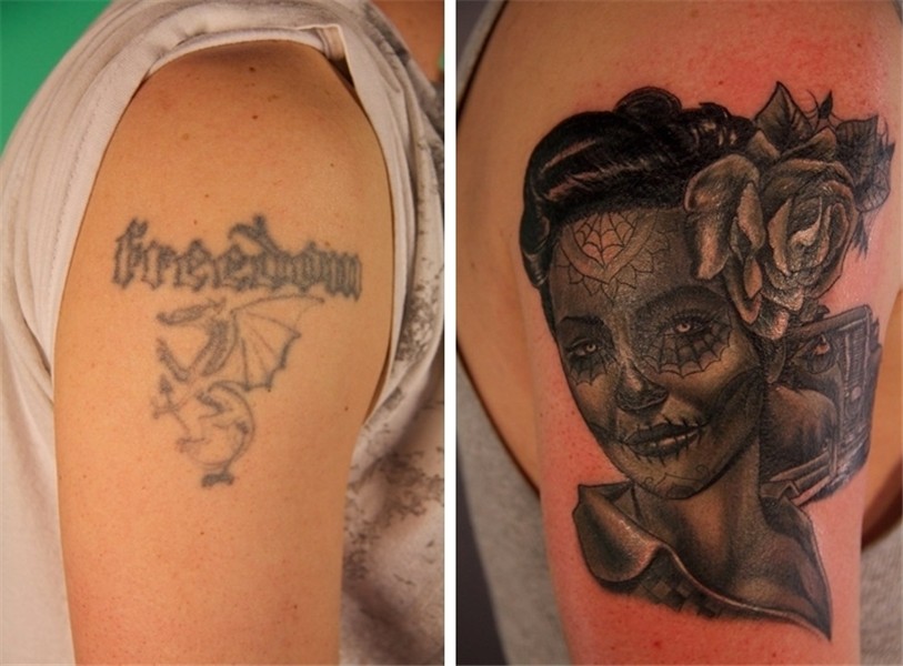 Creative Before and After Tattoos Transform Bad Body Art int