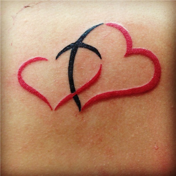 Cross heart Tattoos