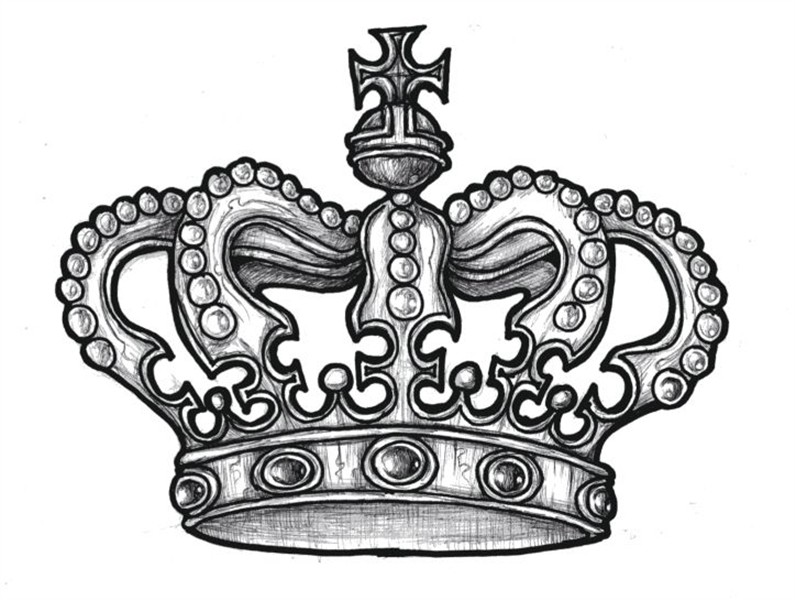 Crown design Crown tattoo design, Crown tattoo, Crown drawin