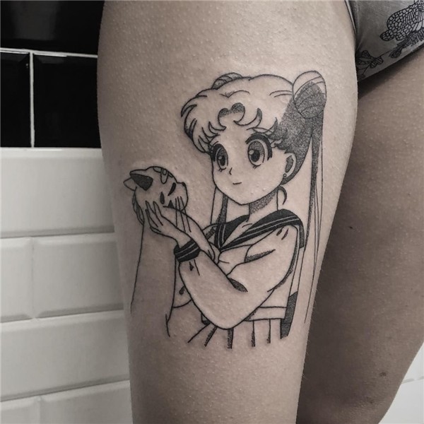 Cute Sailor moon #tattooartist #tattoodesign #handmadetattoo