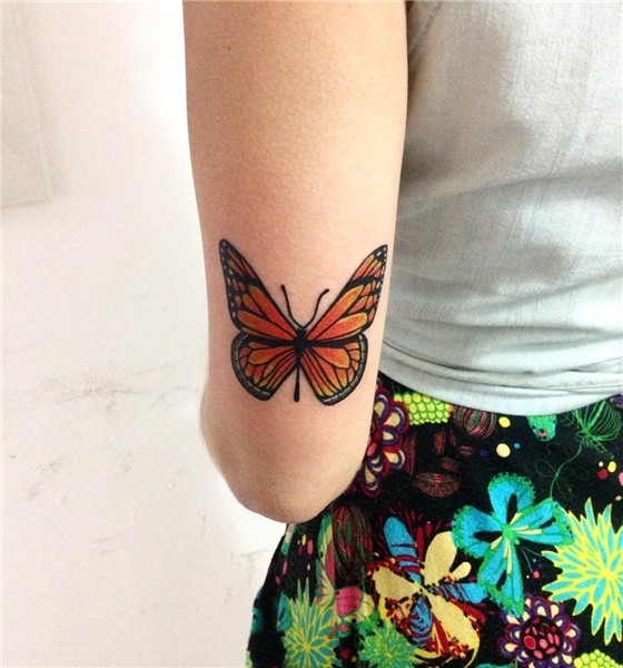 Cute small butterfly tattoos (70 photos)