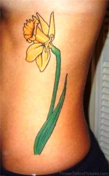 Daffodil flower tattoos, Daffodil tattoo, Flower tattoo
