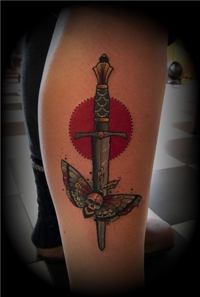 Dagger Tattoo by Robbyn Banks Your Flesh Tattoo