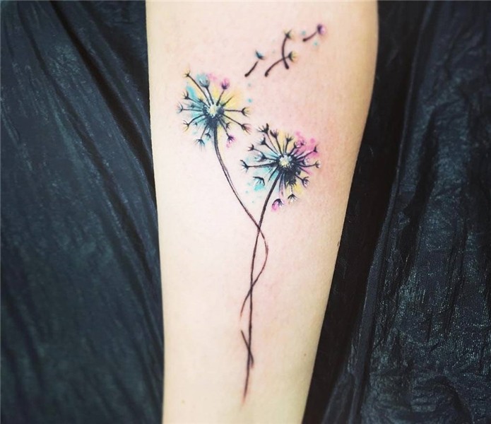 Dandelion tattoo by Klaras Tattoo Photo 22209